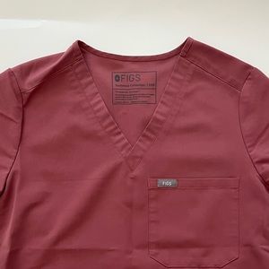 Figs Mauve Catarina top and Zamora Pants